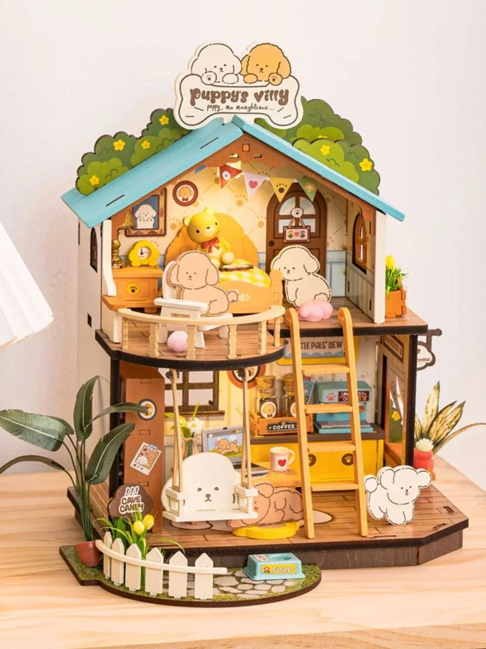 Rolife NEW Puppy's Cozy Villa DIY Miniature House DG169